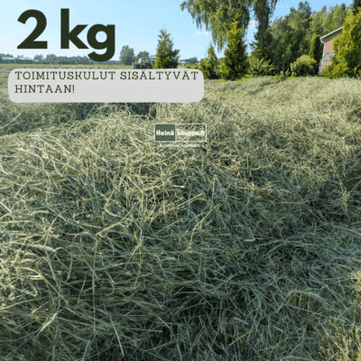 Heinää 2 kiloa noutopisteeseen