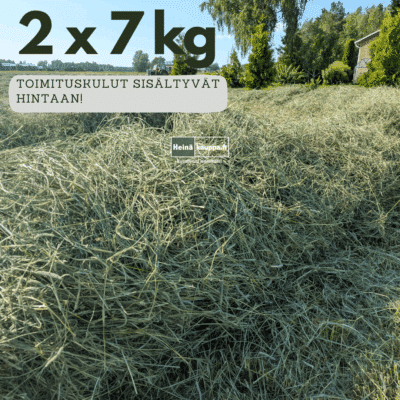 Heinää noutopisteeseen toimitettuna